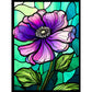 purple flower diamond painitng