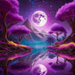Purple Landscape diamond painting