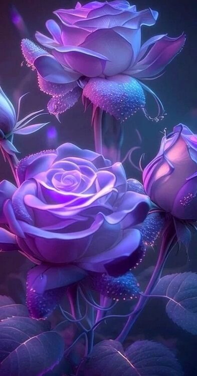 purple rose diy full drill diamond painting