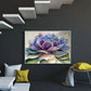 Diamond Painting - Full Round / Square - Purple Succulent