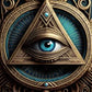 Pyramid diamond painting kit