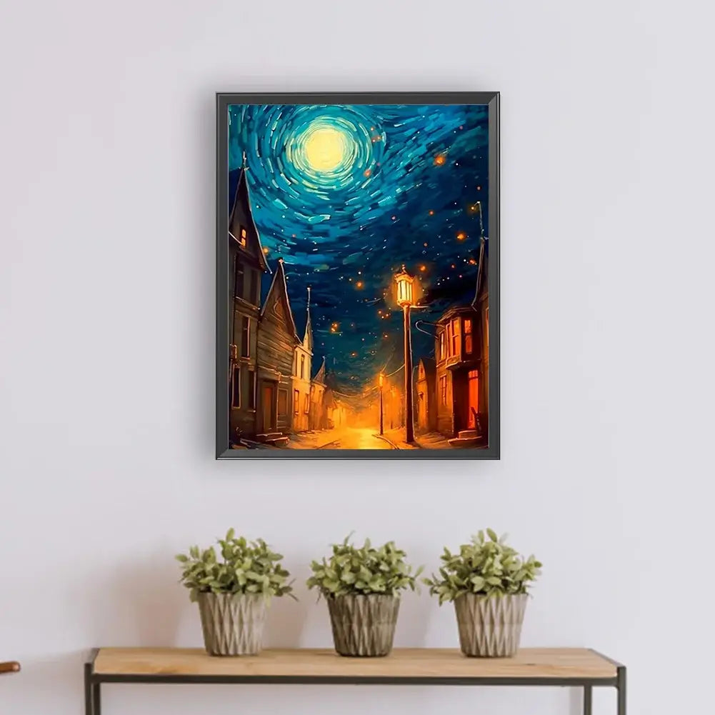 Quiet Starry Night 5D Diamond Painting