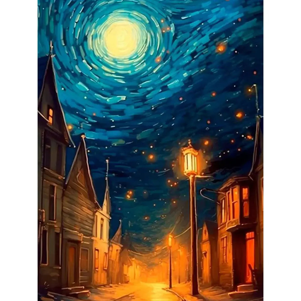 Quiet Starry Night 5D DIY Diamond Painting