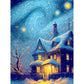 Quiet Starry Snowy Night 5D DIY Diamond Painting