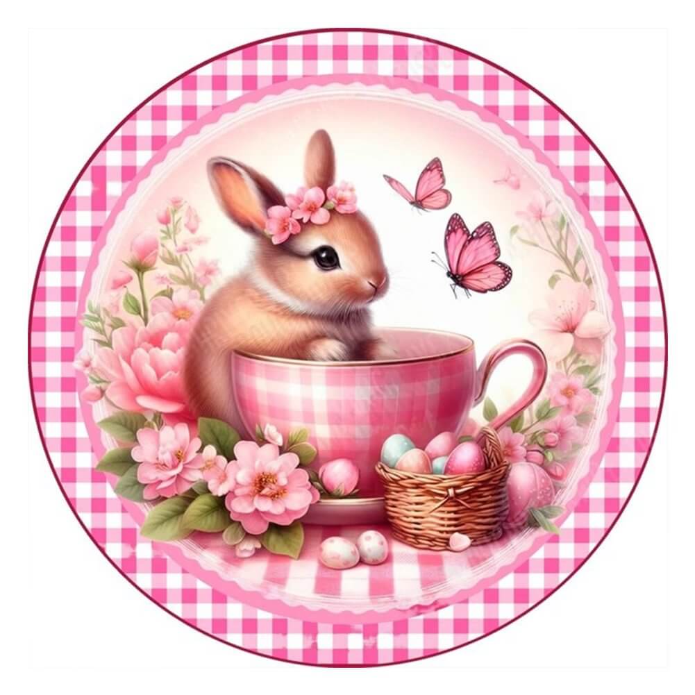Pink Rabbit 5D DIY Diamond Painting