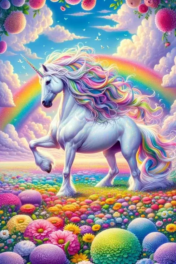 Rainbow Unicorn Diamond Painting