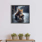 Rainy Night Cats Diamond Painting Kit