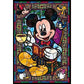 Micky Reading Book Stained Glass Cartoon Diamond Painting