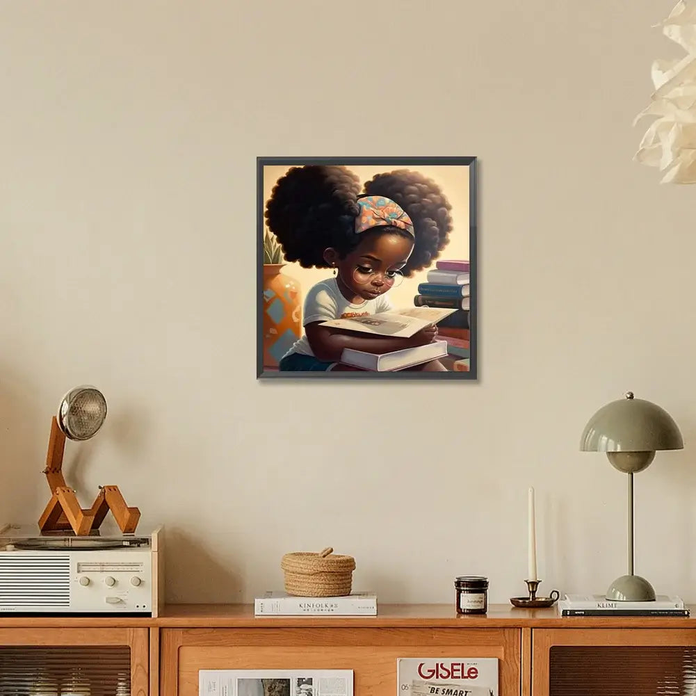 Reading Girl 5D DIY Diamond Painting