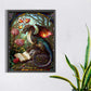 reading gragon stained glass diamond painting kit