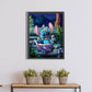 reading stitch with ducks diamond painting