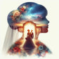 Romantic Wedding Silhouette Diamond Painting