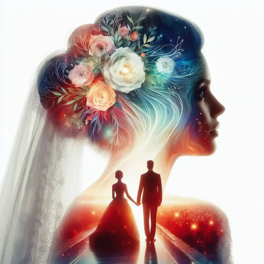 Wedding Silhouette Diamond Art