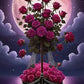 Rose Boat Flower Diamond Painting