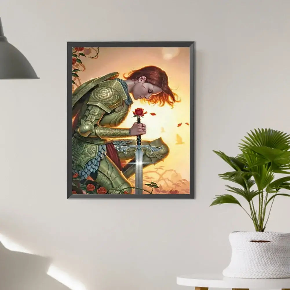 Rose Warrior 5D DIY Diamond Painting Kit