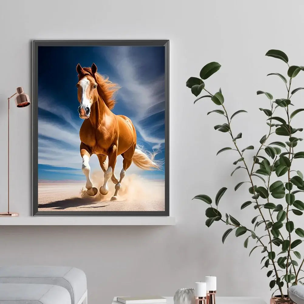 Running Horse 5D DIY Diamond Painting kIT