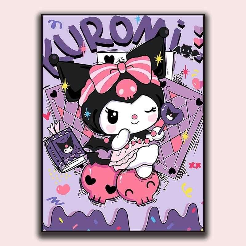 Cartoon Diamond Painting - Full Round / Square - Sanrio Kuromi