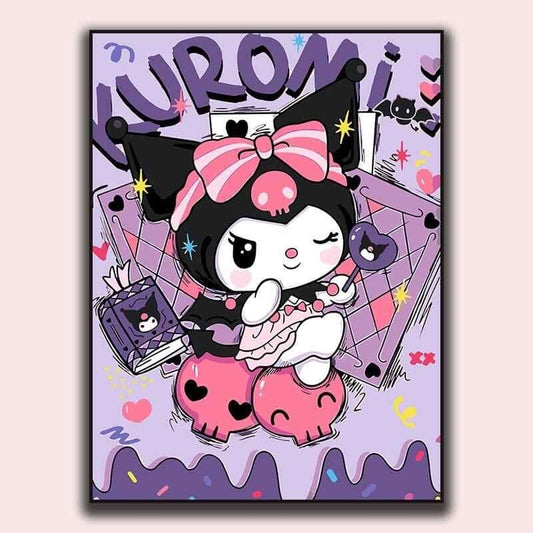 Cartoon Diamond Painting - Full Round / Square - Sanrio Kuromi