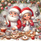 5D DIY Diamond Painting Kit - Full Round / Square - Santa Claus L