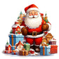 5D DIY Diamond Painting Kit - Full Round / Square - Christmas Santa B