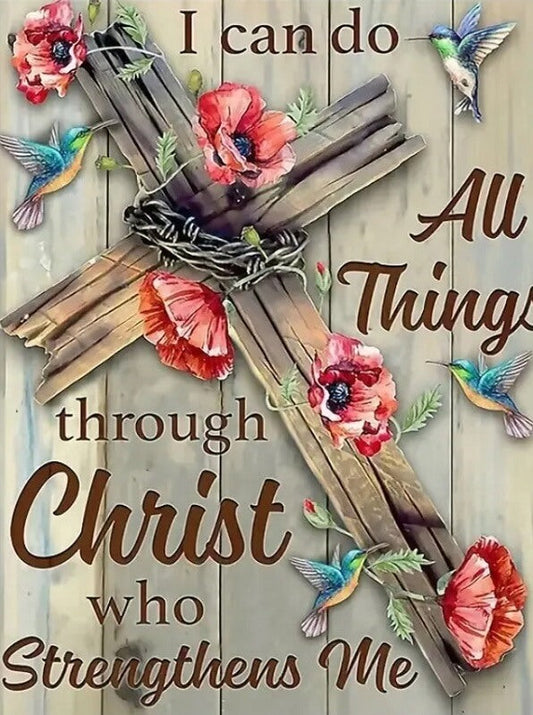 Cross Saying Diamond Painting