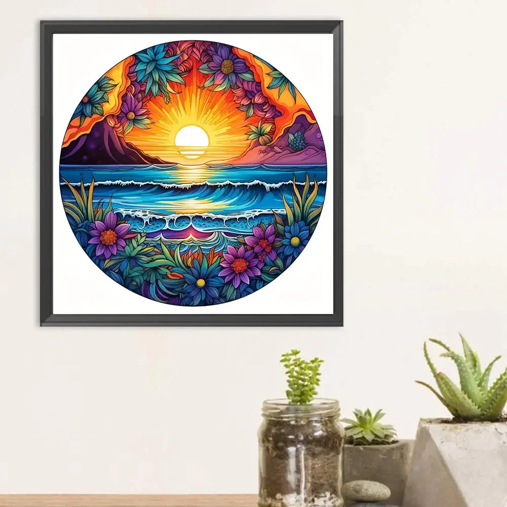 5D DIY Seaside View Diamond Painting