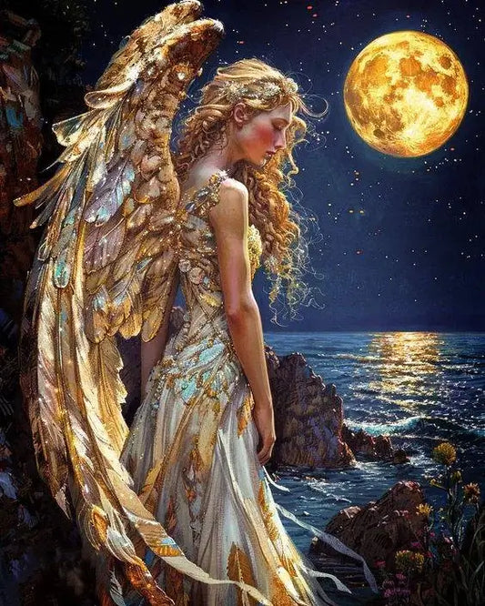 Seasied Angel Diamond Painting