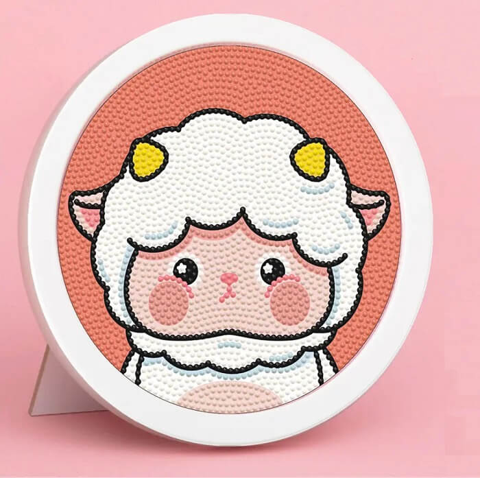 Sheep Symbolic Animals Diamond Painting Kit For Kids