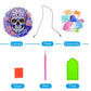 Skull DIY Diamond Painting Vintage Hanging Ornament Kit