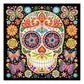Luminous Diamond Painting - Crystal Rhinestone - Halloween Skull B