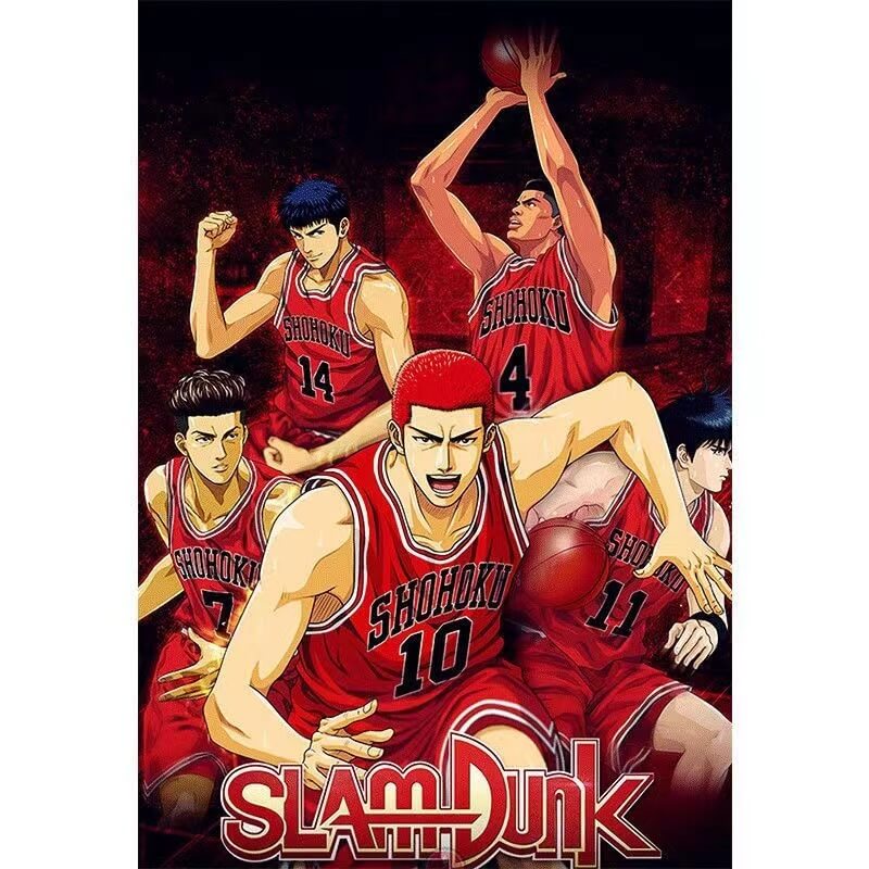 Slam Dunk anime characters diy 5d full round square drill diamond painting kit