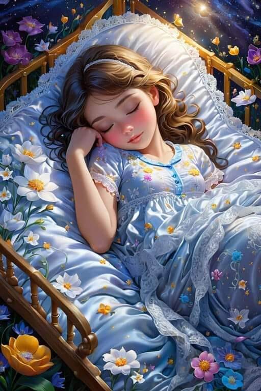 Sleeping Girl 5D DIY Diamond Painting