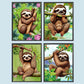 Diamond painting - Full Round / Square - Sloth