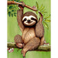 sloth full drill diamond art kit