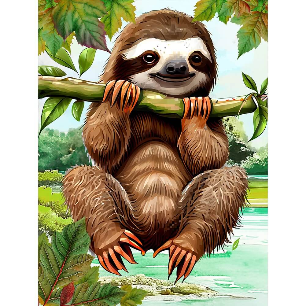 sloth full drill diamond paitning kit