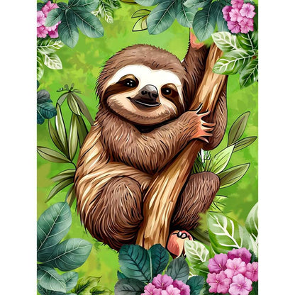 sloth full drill diamond paitning