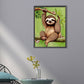 sloth full round square diamond art kit