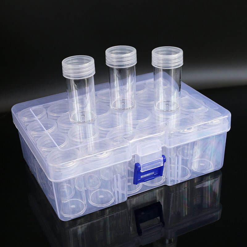 Slots Bottles Diamond Painting Storage Box | Give away stickers