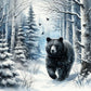 5D DIY Diamond Painting Kit - Full Round / Square - Snow Bear