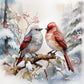 5D DIY Diamond Painting Kit - Full Round / Square - Snow Birds