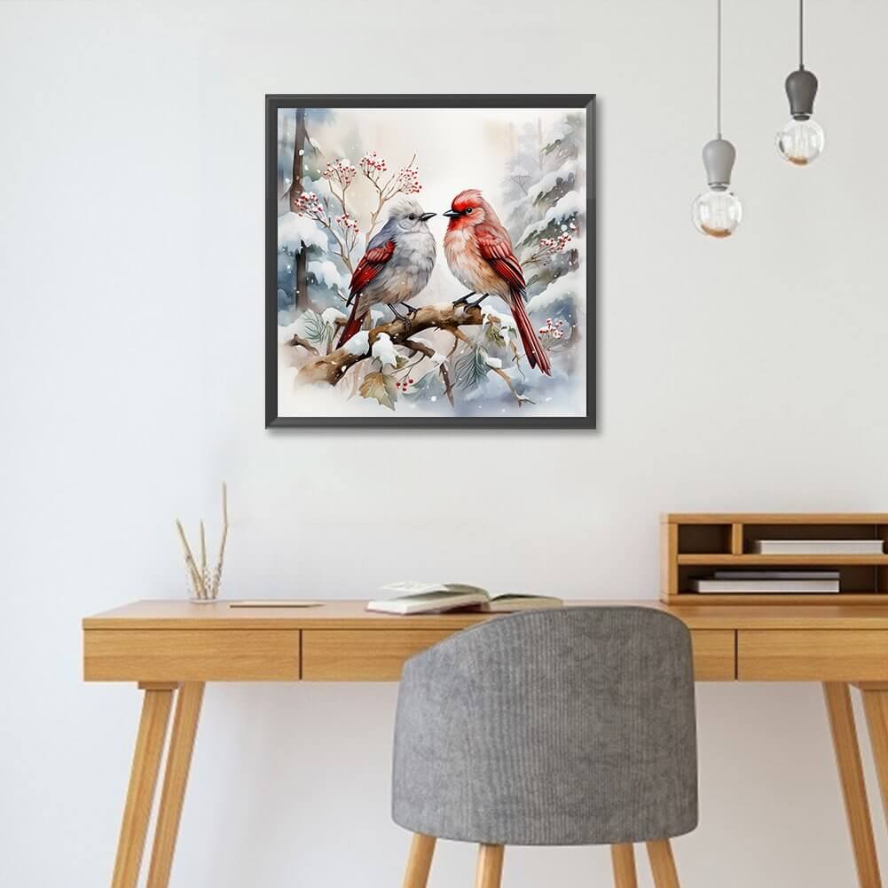  Snow Birds 5D DIY Diamond Painting Kit