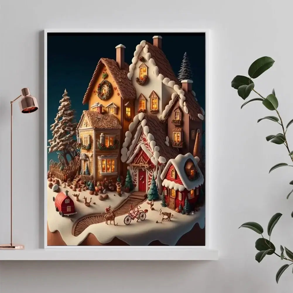 Snow House 5D DIY Diamond Painting