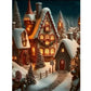 5D DIY Diamond Painting - Full Round / Square - Snow House B