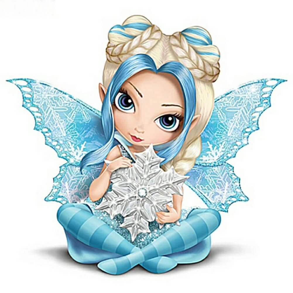 5D DIY Diamond painting - Full Round / Square - Snowflake