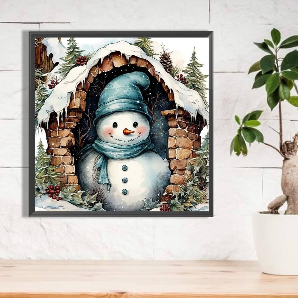 Snowman 5D DIY Diamond Painting Kit