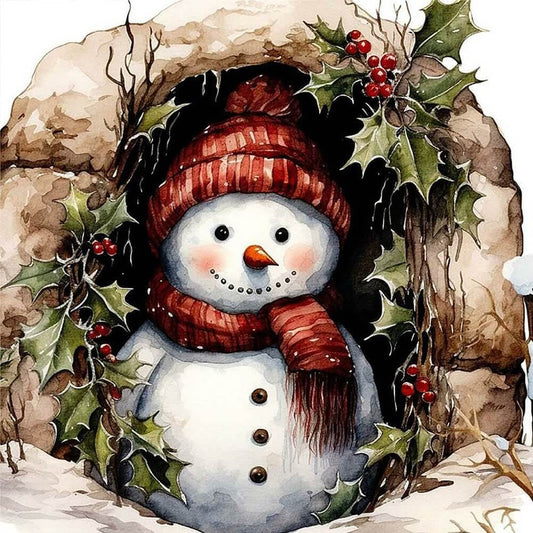 5D DIY Diamond Painting Kit - Full Round / Square - Snowman C
