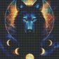 space wolf full drill diamond painting kit