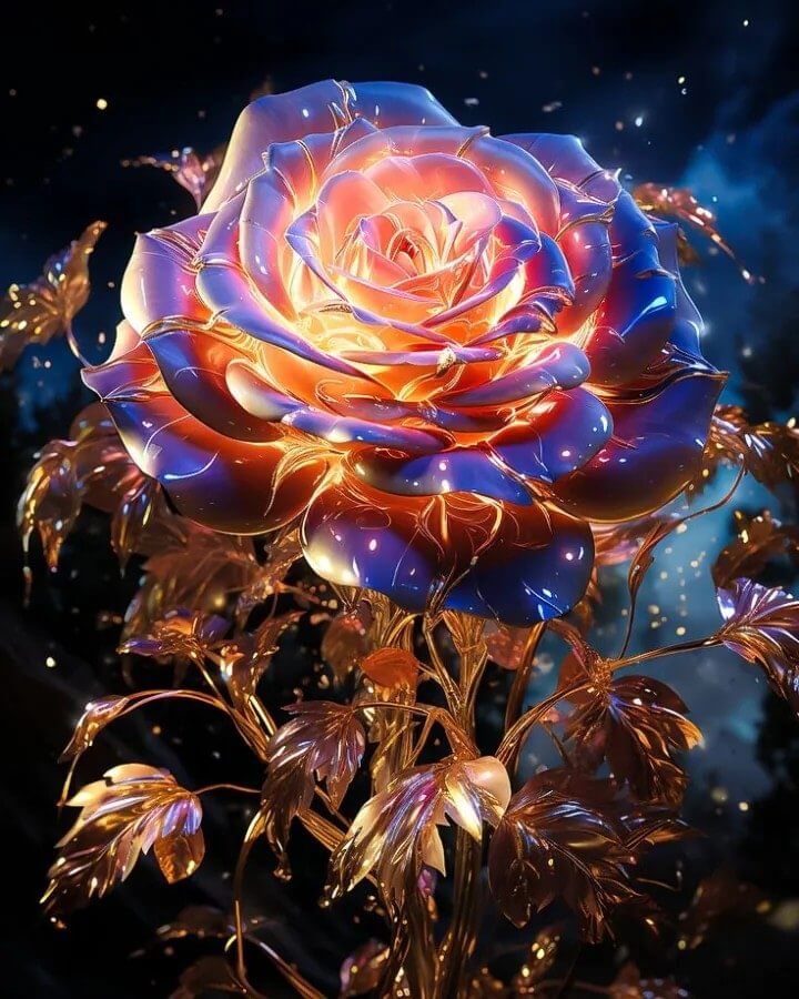 Sparkling Rose 5D DIY Diamond Painting Kit
