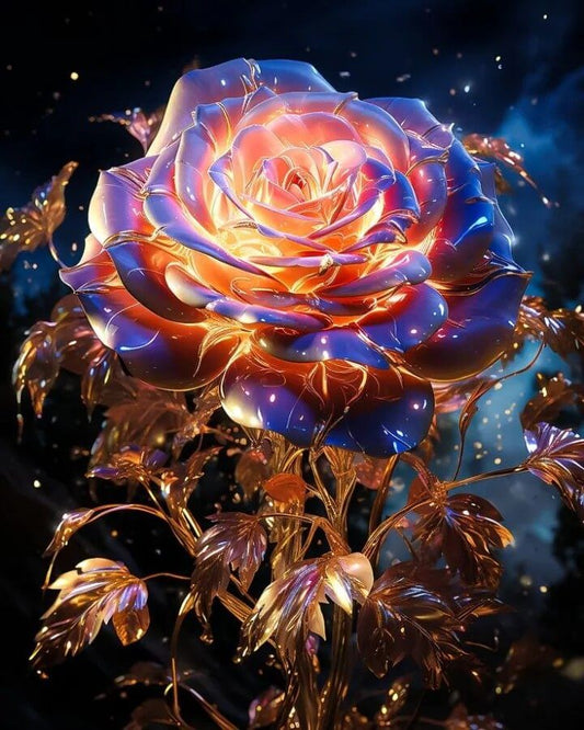 Sparkling Rose 5D DIY Diamond Painting Kit