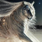  Sparkling White Tiger 5D DIY Diamond Painting